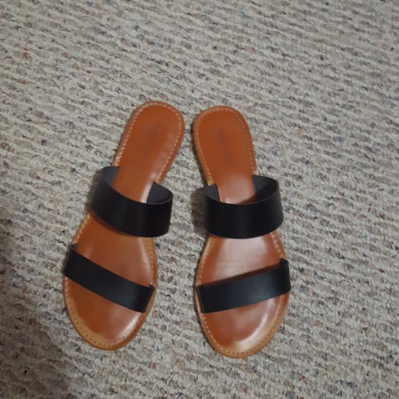 Nine West Shoes - Flats two strap slides sandals flip flop